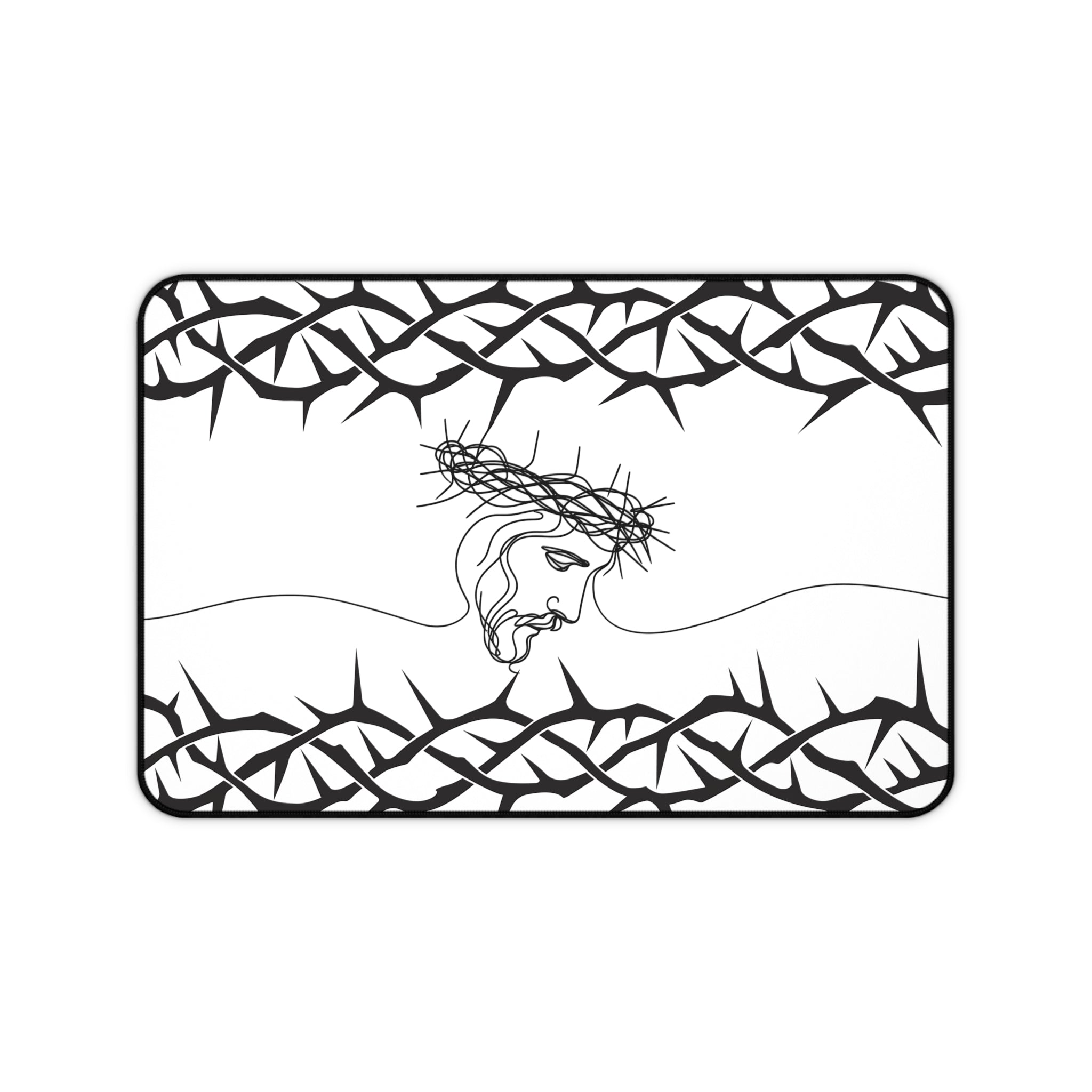 Walking with god mouse pad