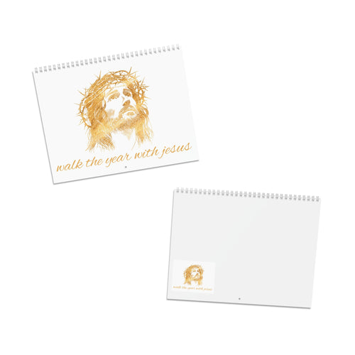 2026 Christian Wall Calendar — 'Walk the Year with Jesus' Religious Art Calendar