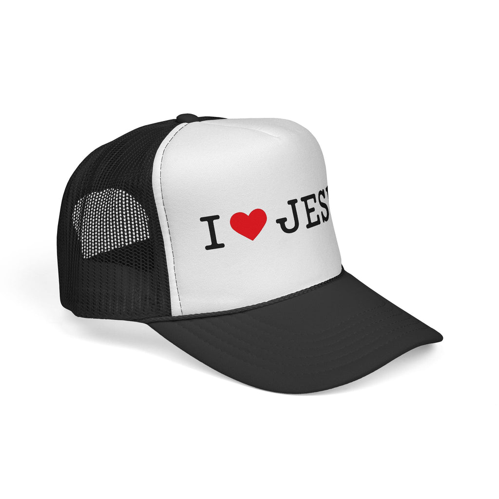 I  JESUS Trucker Cap — Christian Faith Mesh Hat